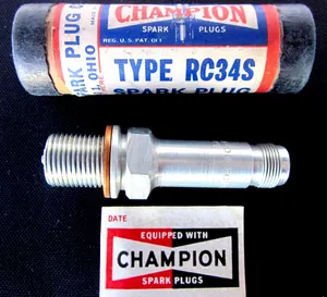 AC / CHAMPION - Aviation Aircraft SPARK PLUG - Part # RC34S - War Bird - NEW